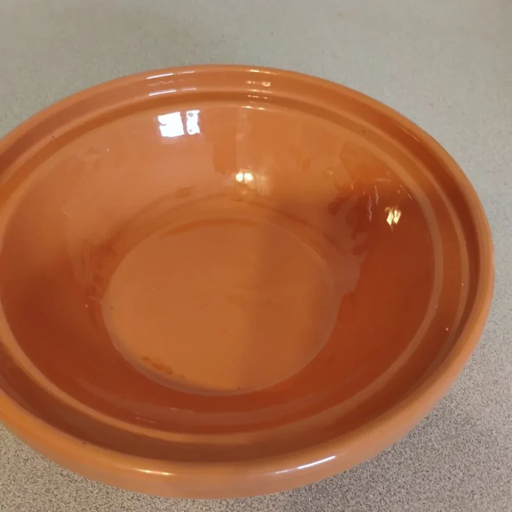 Sur La Table Hand Made Glazed Terra Cotta Round Bowl